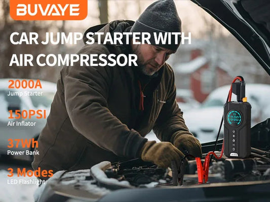 DashXPRO PowerAir X2000 – Air Compressor & Car Jump Starter