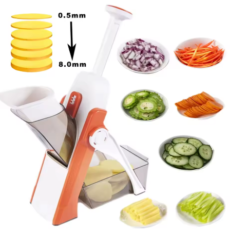DashXPro Safe Slice Adjustable Thickness Kitchen Slicer