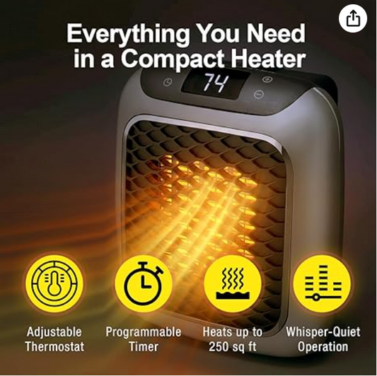 DashXPRO QuickHeat 800W Electric Heater