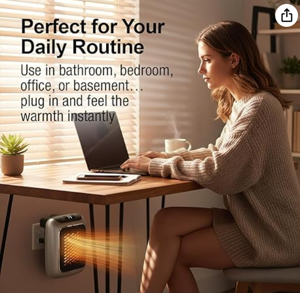 DashXPRO QuickHeat 800W Electric Heater