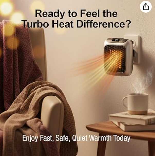 DashXPRO QuickHeat 800W Electric Heater