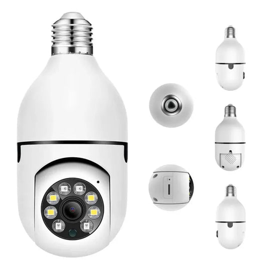 DashXPRO™ Night Vision Wireless Bulb Camera – 360° Home Security with Motion Detection